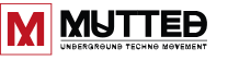 MUTTED – Underground Techno Movement Logo
